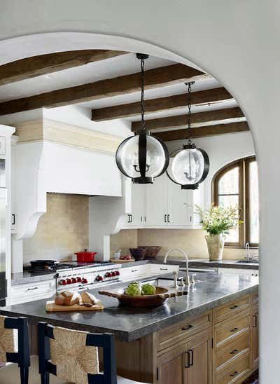  Traditional Family Home Kitchen. Mediterranean Revival by Madeline Stuart.