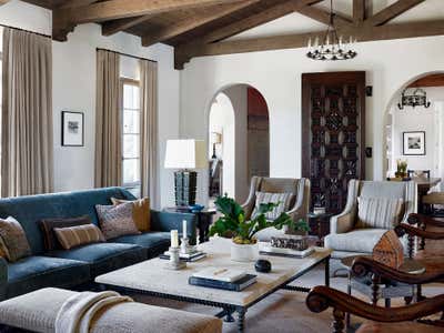  Mediterranean Family Home Living Room. Mediterranean Revival by Madeline Stuart.