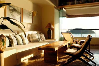  Beach Style Beach House Living Room. Casa de Playa by Stephanie Barba Mendoza.