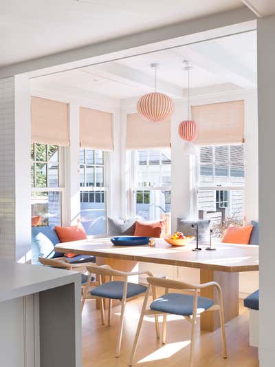  Contemporary Beach House Dining Room. Southampton Residence by Ayromloo Design.