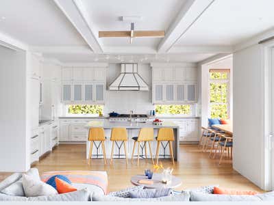  Transitional Beach House Kitchen. Southampton Residence by Ayromloo Design.