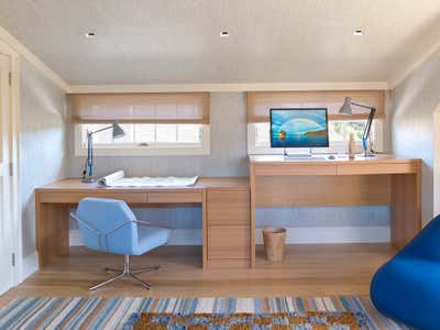  Contemporary Transitional Beach House Office and Study. Southampton Residence by Ayromloo Design.