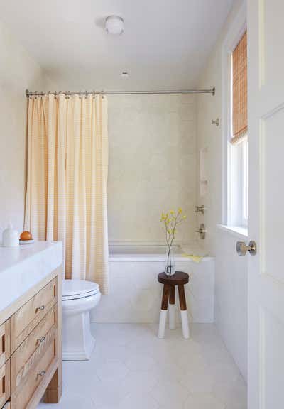  Contemporary Transitional Beach House Bathroom. Southampton Residence by Ayromloo Design.