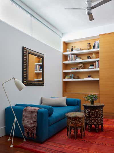  Modern Family Home Office and Study. Modern Tribeca Loft by Amy Kartheiser Design.