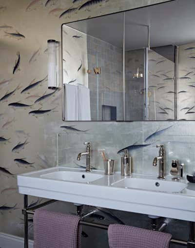  Transitional Family Home Bathroom. Queens Park Family Home by Godrich Interiors.