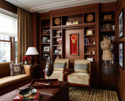 Art Deco Office and Study. Landmark Luxury by Soucie Horner, Ltd..