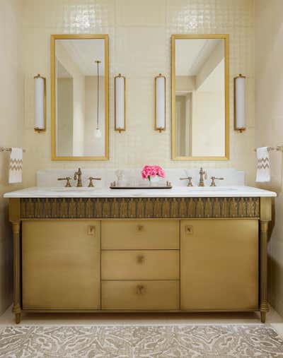  Art Deco Apartment Bathroom. Landmark Luxury by Soucie Horner, Ltd..