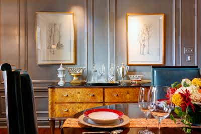 Eclectic Bachelor Pad Dining Room. Collected by Soucie Horner, Ltd..