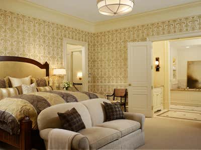  French Family Home Bedroom. Elegant Address by Soucie Horner, Ltd..