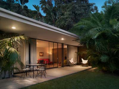  Mid-Century Modern Hotel Patio and Deck. Chateau Marmont by Shawn Hausman Design.