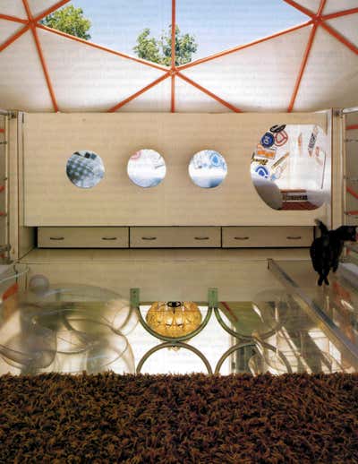 Mid-Century Modern Country House Children's Room. The Dome, Ojai by Shawn Hausman Design.