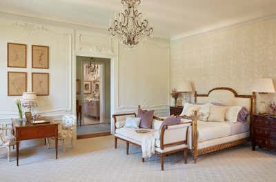  French Bedroom. Rancho Santa Fe Provencal by Tichenor and Thorp Architects.