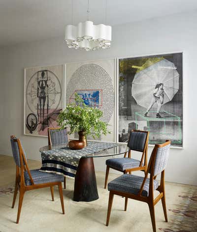  Eclectic Apartment Dining Room. Foreign Flair  by Sara Bengur Interiors.