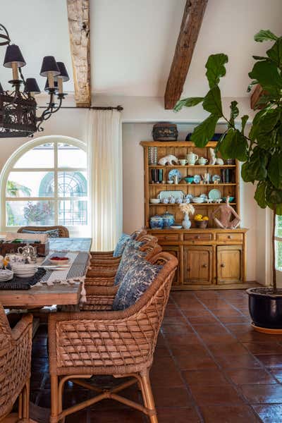  Bohemian Family Home Dining Room. Casa Bohemia by Sean Leffers Interiors.