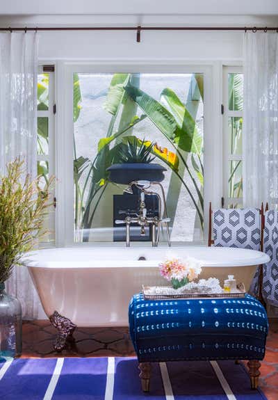  Tropical Bohemian Family Home Bathroom. Casa Bohemia by Sean Leffers Interiors.