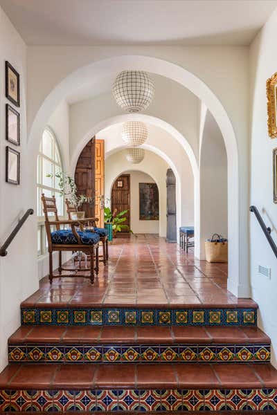  Bohemian Southwestern Family Home Entry and Hall. Casa Bohemia by Sean Leffers Interiors.