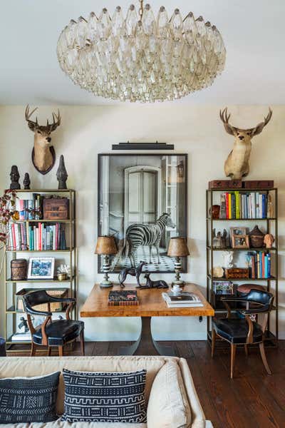  Eclectic Bohemian Family Home Office and Study. Casa Bohemia by Sean Leffers Interiors.