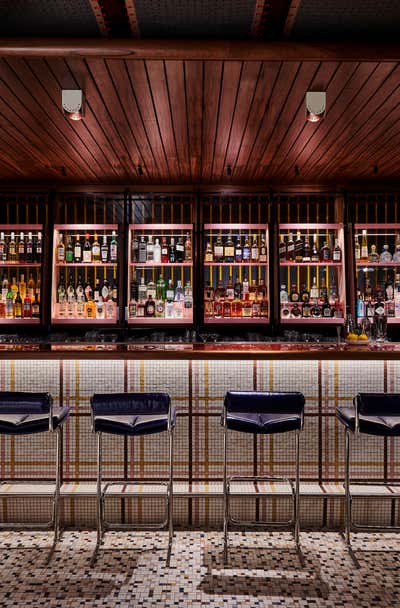  Mid-Century Modern Hotel Bar and Game Room. The Standard, London by Shawn Hausman Design.