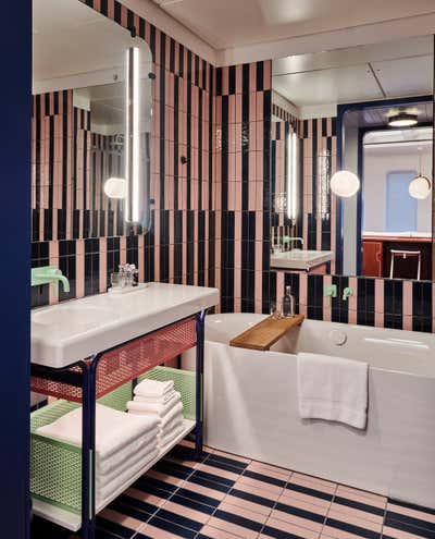  Modern Hotel Bathroom. The Standard, London by Shawn Hausman Design.