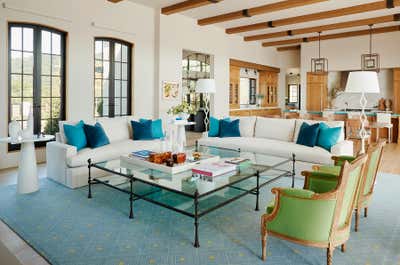 Country Country House Living Room. Heart of the Wine Country by McCaffrey Design Group.