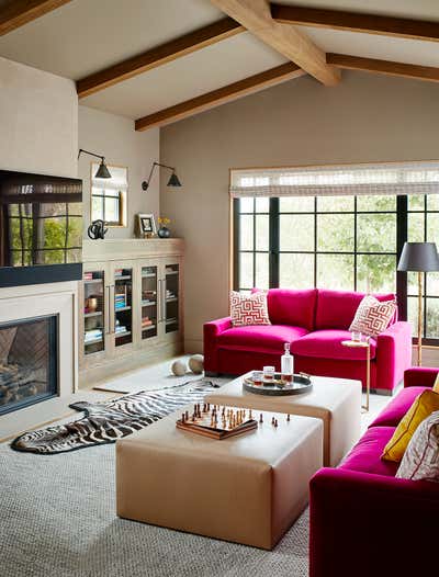  Country Living Room. Heart of the Wine Country by McCaffrey Design Group.