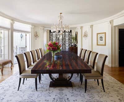  French Family Home Dining Room. Beverly Hills by David Desmond, Inc..