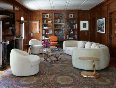  Art Deco French Family Home Office and Study. Beverly Hills by David Desmond, Inc..