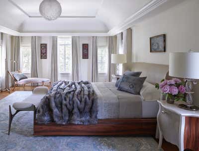  Art Deco French Family Home Bedroom. Beverly Hills by David Desmond, Inc..