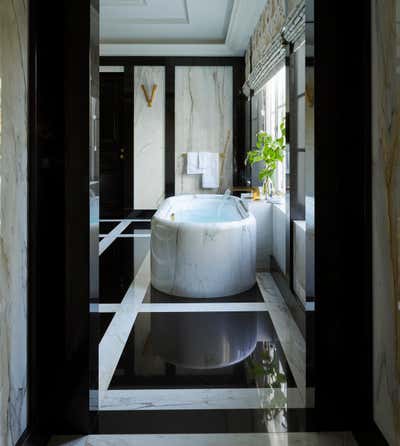  French Family Home Bathroom. Beverly Hills by David Desmond, Inc..