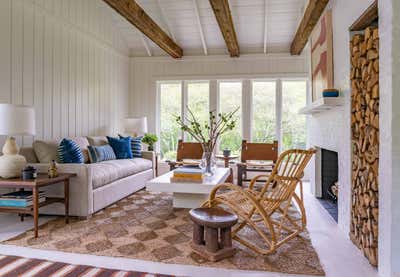  Vacation Home Living Room. Martha's Vineyard Moroccan Boghouse  by Nina Farmer Interiors.