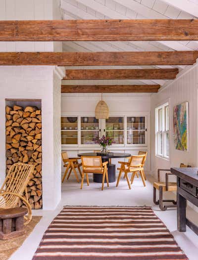  Beach Style Vacation Home Dining Room. Martha's Vineyard Moroccan Boghouse  by Nina Farmer Interiors.