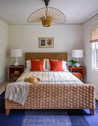  Beach Style Bedroom. Martha's Vineyard Moroccan Boghouse  by Nina Farmer Interiors.
