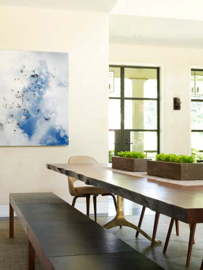  Contemporary Family Home Dining Room. House in Scarsdale by Eve Robinson Associates.