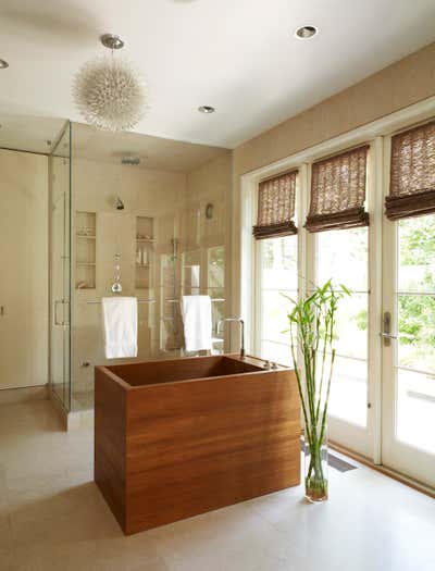 Contemporary Family Home Bathroom. House in Scarsdale by Eve Robinson Associates.