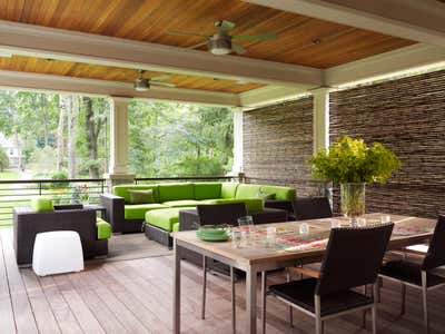  Contemporary Family Home Patio and Deck. House in Scarsdale by Eve Robinson Associates.