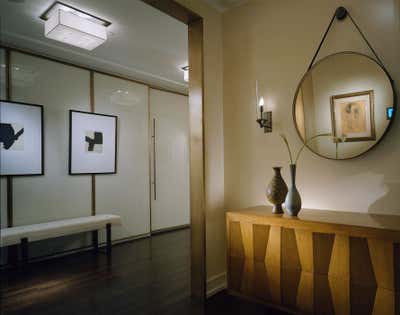  Transitional Apartment Entry and Hall. East 58th Street Apartment by Eve Robinson Associates.