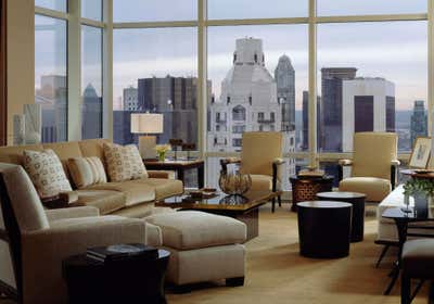  Transitional Apartment Living Room. East 58th Street Apartment by Eve Robinson Associates.