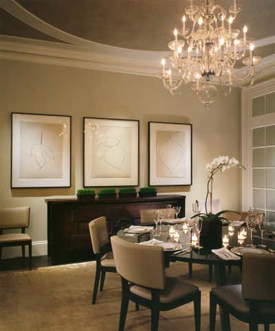  Traditional Apartment Dining Room. East 73rd Street Apartment by Eve Robinson Associates.