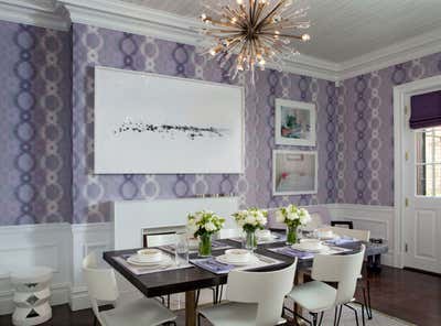  Transitional Family Home Dining Room. Kips Bay Show House 2010 by Eve Robinson Associates.