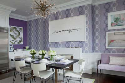  Transitional Family Home Dining Room. Kips Bay Show House 2010 by Eve Robinson Associates.
