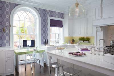  Transitional Family Home Kitchen. Kips Bay Show House 2010 by Eve Robinson Associates.
