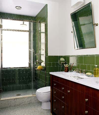  Transitional Apartment Bathroom. East 67th Street Apartment by Eve Robinson Associates.
