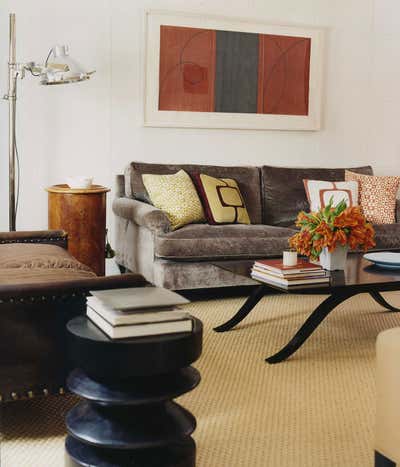 Contemporary Apartment Living Room. West 75th Street Apartment by Eve Robinson Associates.