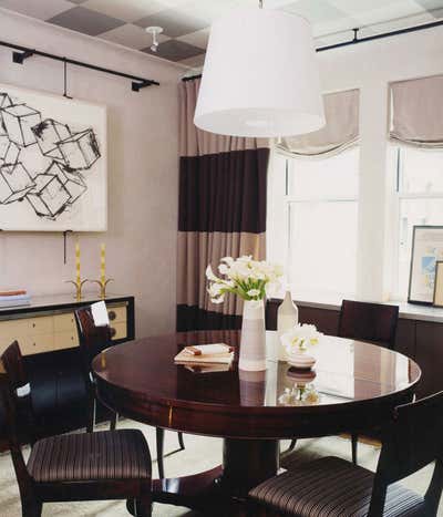  Contemporary Apartment Dining Room. West 75th Street Apartment by Eve Robinson Associates.