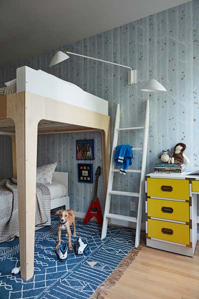  Mid-Century Modern Family Home Children's Room. Bedford-Stuyvesant Italianate by The Brooklyn Studio.