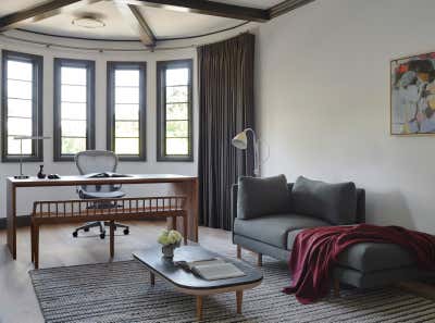  Eclectic Family Home Office and Study. Los Altos Hills Tudor by Form + Field .