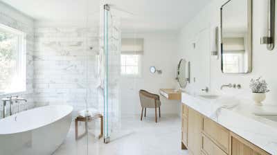  Modern Eclectic Family Home Bathroom. Los Altos Hills Tudor by Form + Field .