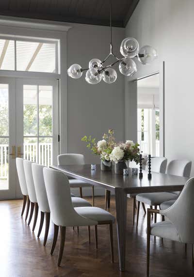  Transitional Family Home Dining Room. Peninsula Estate by Niche Interiors.