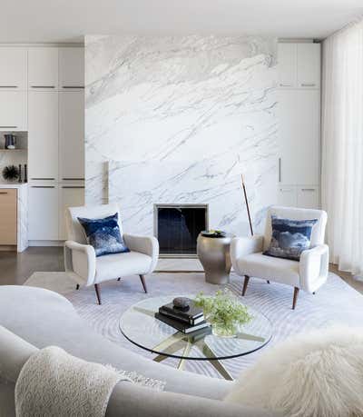  Mid-Century Modern Family Home Living Room. Russian Hill Retreat by Niche Interiors.