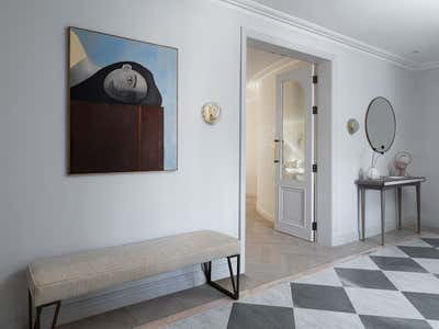 Contemporary Entry and Hall. Park street by Rebecca James Studio.